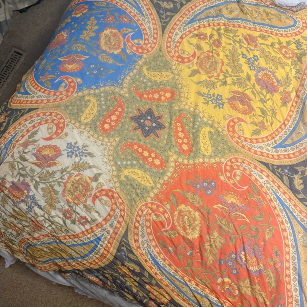 SPELL Floral Paisley Multicolor scarf